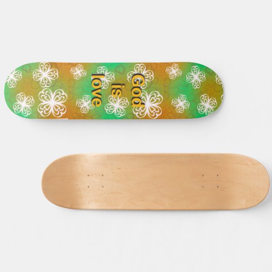 Gott ist Liebe Skateboard (Horizontal)