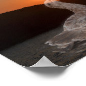 Gott ist Liebe Sonnenuntergang Poster (Ecke)