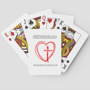 "Gott ist Liebe." Spielkarten