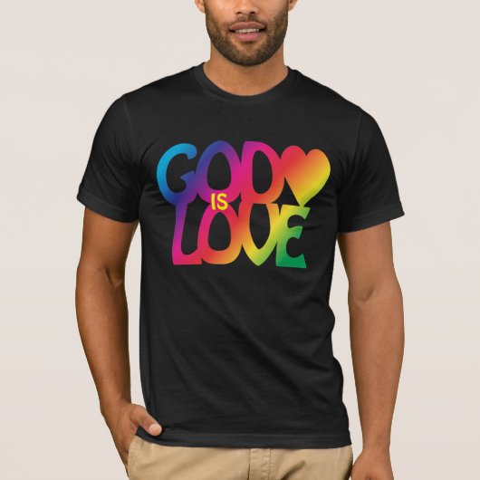 Gott ist Liebe (Stellvertreter) T-Shirt (Vorderseite)
