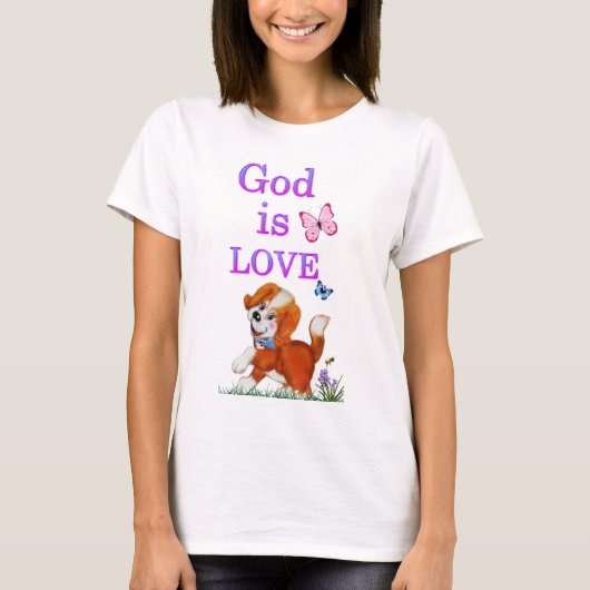 Gott ist Liebe T-Shirt (Vorderseite)