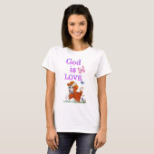 Gott ist Liebe T-Shirt (Vorne ganz)