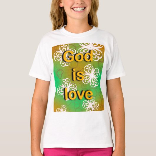 Gott ist Liebe T-Shirt (Vorderseite)