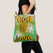 Gott ist Liebe Tasche (Von Nahem)