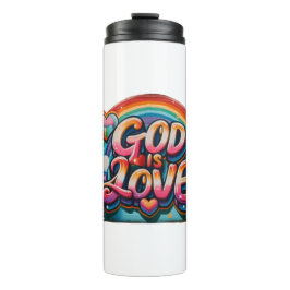 Gott ist Liebe Thermosbecher