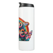 Gott ist Liebe Thermosbecher (Nach rechts gedreht)