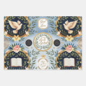 Gott ist Liebe und Friedliche Taube Geschenkpapier Set (Vorderseite 2)