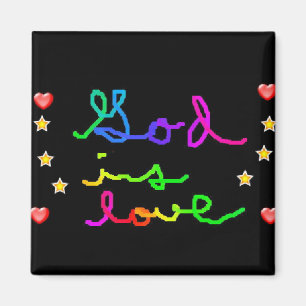 Gott ist Liebemagnet Magnet