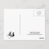 Gott ist Lieben-Postkarten Postkarte (Rückseite)