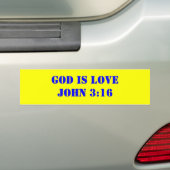 GOTT IST LOVEJOHN 3:16 AUTOAUFKLEBER (Auf Auto)