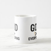 Gott ist mehr als 15 Oz Kaffee Tasse (Mittel)