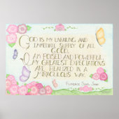 Gott ist mein Angebot - Florence Scovel Shinn Post Poster (Vorne)