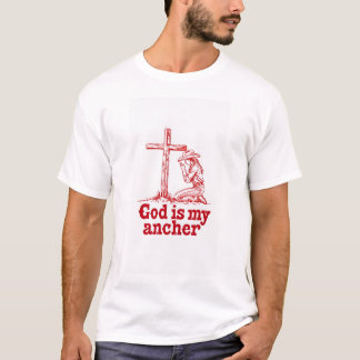 Gott ist mein Anker Premium Herren T-Shirt