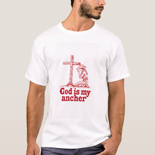Gott ist mein Ankerprämie Männer-T - Shirt (Vorderseite)