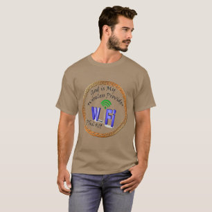 Gott ist mein drahtloses Anbieterphil-4:19 T-Shirt
