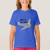 Gott ist mein Pilot Kind T-Shirt (Vorderseite)