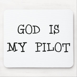 Gott ist mein Pilot Mousepad
