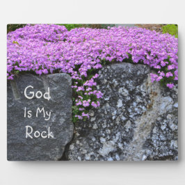 Gott ist mein Rock Fotoplatte