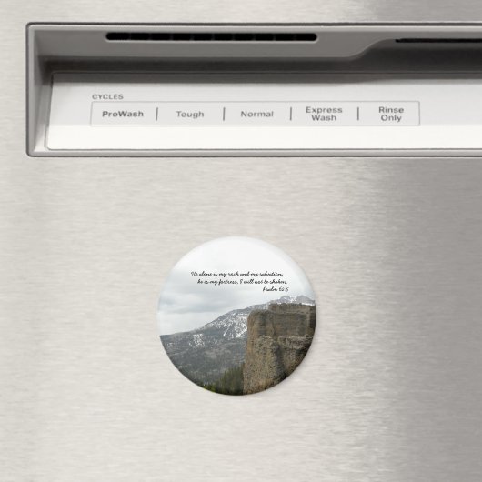 Gott ist mein Rock & Rettung Magnet (In Situ (Geschirrspüler))