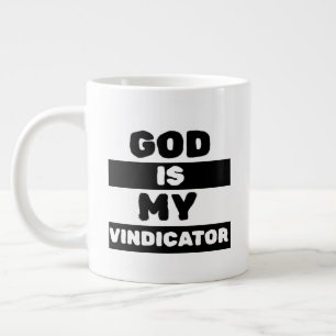Gott ist mein Verteidiger Christliche Geburtstag Jumbo-Tasse