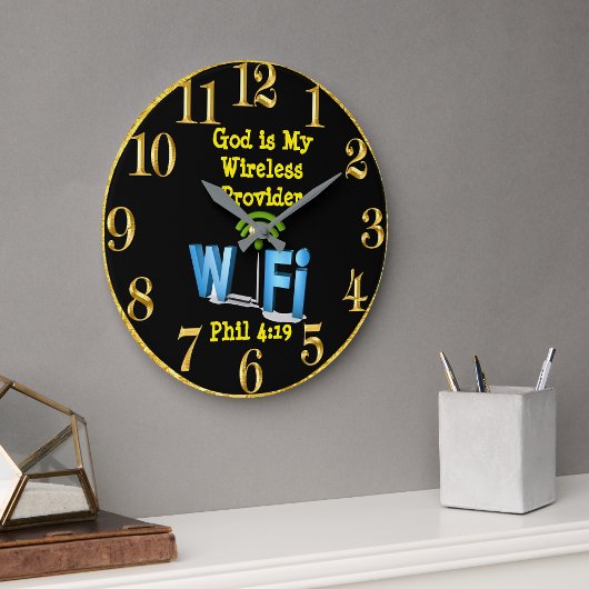 Gott ist meine runde Uhr drahtlosen