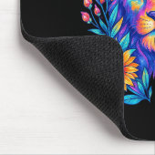 Gott ist meine Stärke Psalm 28_7 Löwe Tee Mousepad (Ecke)