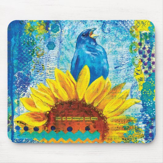 Gott ist meine Stärke und mein Lied Mousepad (Vorne)