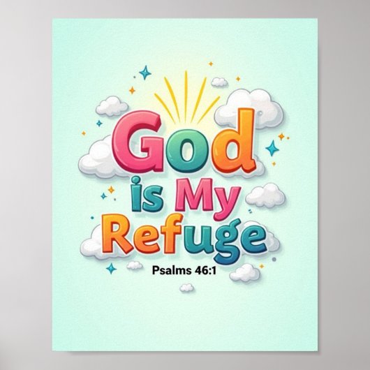 Gott ist meine Zuflucht Poster (Vorne)
