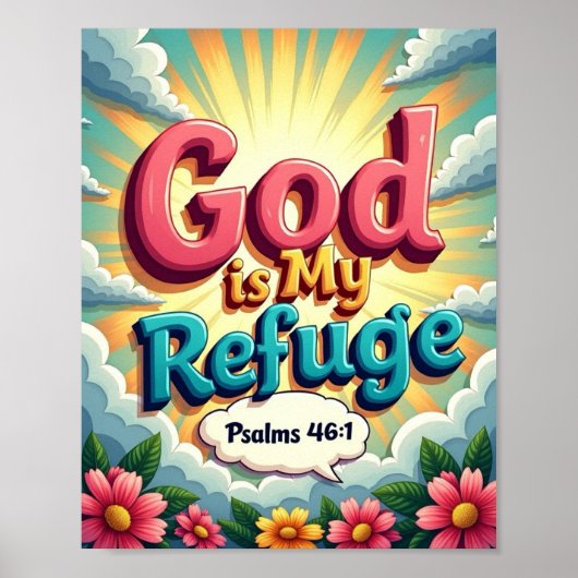 Gott ist meine Zuflucht Poster (Vorne)