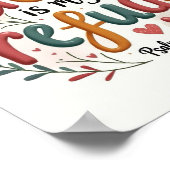 Gott ist meine Zuflucht Poster (Ecke)