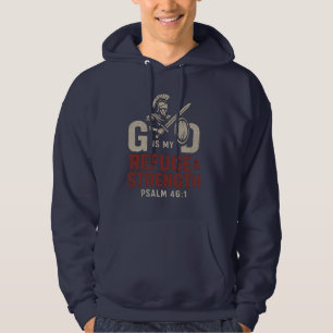 Gott ist meine Zuflucht und Kraft - Kriegerglaube Hoodie