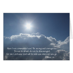 Gott ist mit Ihnen (Joshua 1: 9), Himmel oben!