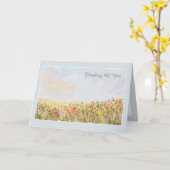 Gott ist mit Ihnen Krebspatientenkarte Karte (Gelbe Blume)