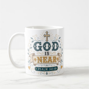 Gott ist naher Täglicher Ermutigungszitat Kaffeetasse