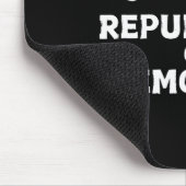 Gott ist nicht Republikaner oder Demokrat Religion Mousepad (Ecke)