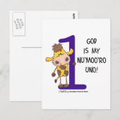 Gott ist Nu'moo'ro Uno! Postkarte (Vorne/Hinten)