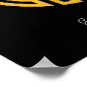 Gott ist schön | Arabische Wörter #7 Poster (Ecke)