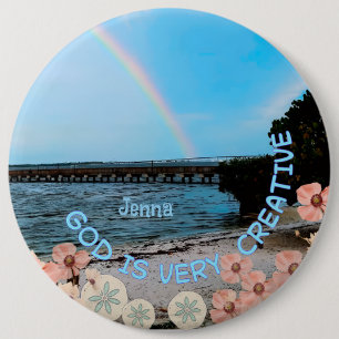 Gott ist sehr kreativ  button