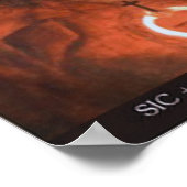 "Gott ist so erfreut in der Welt" Poster (Ecke)