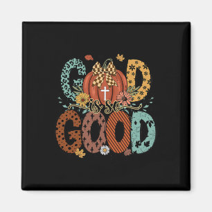 Gott ist so guter Fall Christlicher Herbstspürbis  Magnet