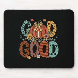 Gott ist so guter Fall Christlicher Herbstspürbis  Mousepad
