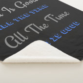 Gott ist ständig gut (Design) Sherpadecke (3/4)