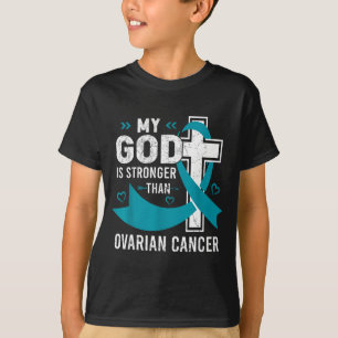 Gott ist stärker als das Bewusstsein für Eierstock T-Shirt
