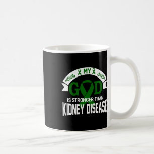 Gott ist stärker als die Kosten für das Bewusstsei Kaffeetasse