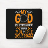 Gott ist stärker als Multiple Sklerose Mousepad (Mit Mouse)