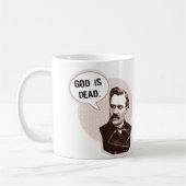 Gott ist tot (Nietzsche) Kaffeetasse (Links)