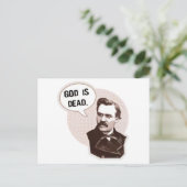 Gott ist tot (Nietzsche) Postkarte (Stehend Vorderseite)