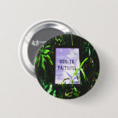 Gott ist treu Christlich Button (Vorne & Hinten)