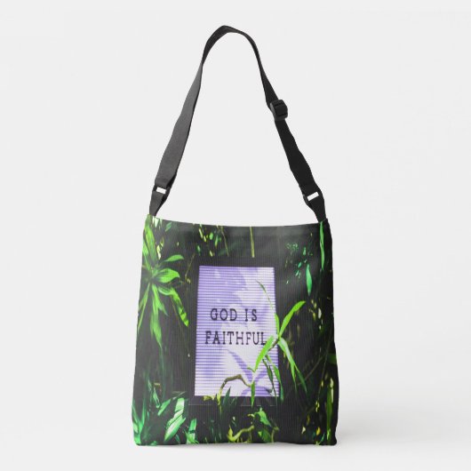 Gott ist treu Christlich Tragetaschen Mit Langen Trägern (Rückseite)