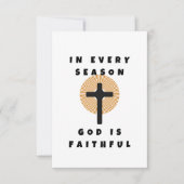 Gott ist treu dankeskarte (Vorderseite)